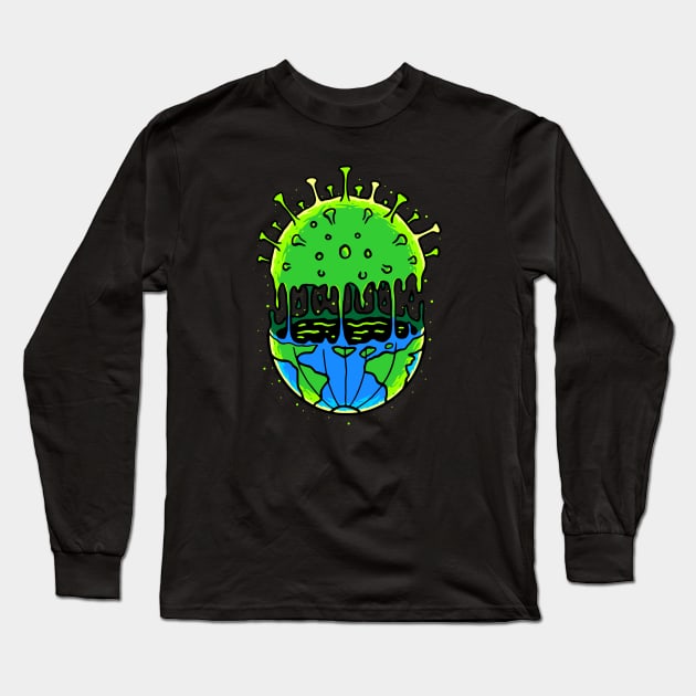 world destroyer Long Sleeve T-Shirt by sober artwerk